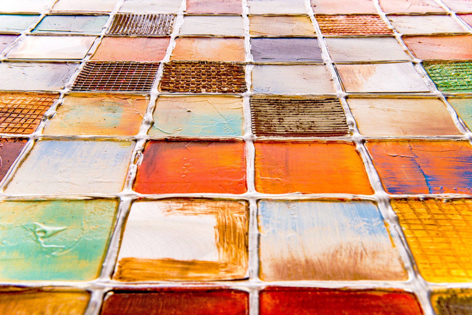Piastrelle materiche colorate